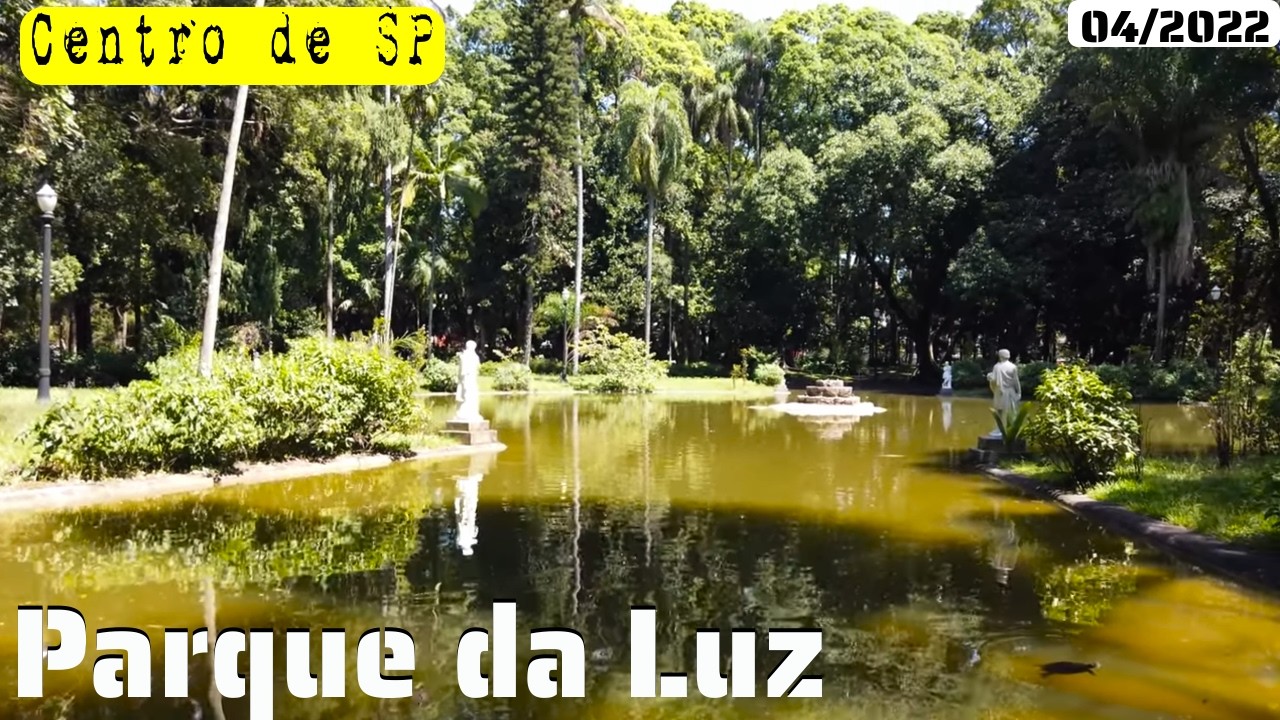 Parque da Luz centro de São Paulo.