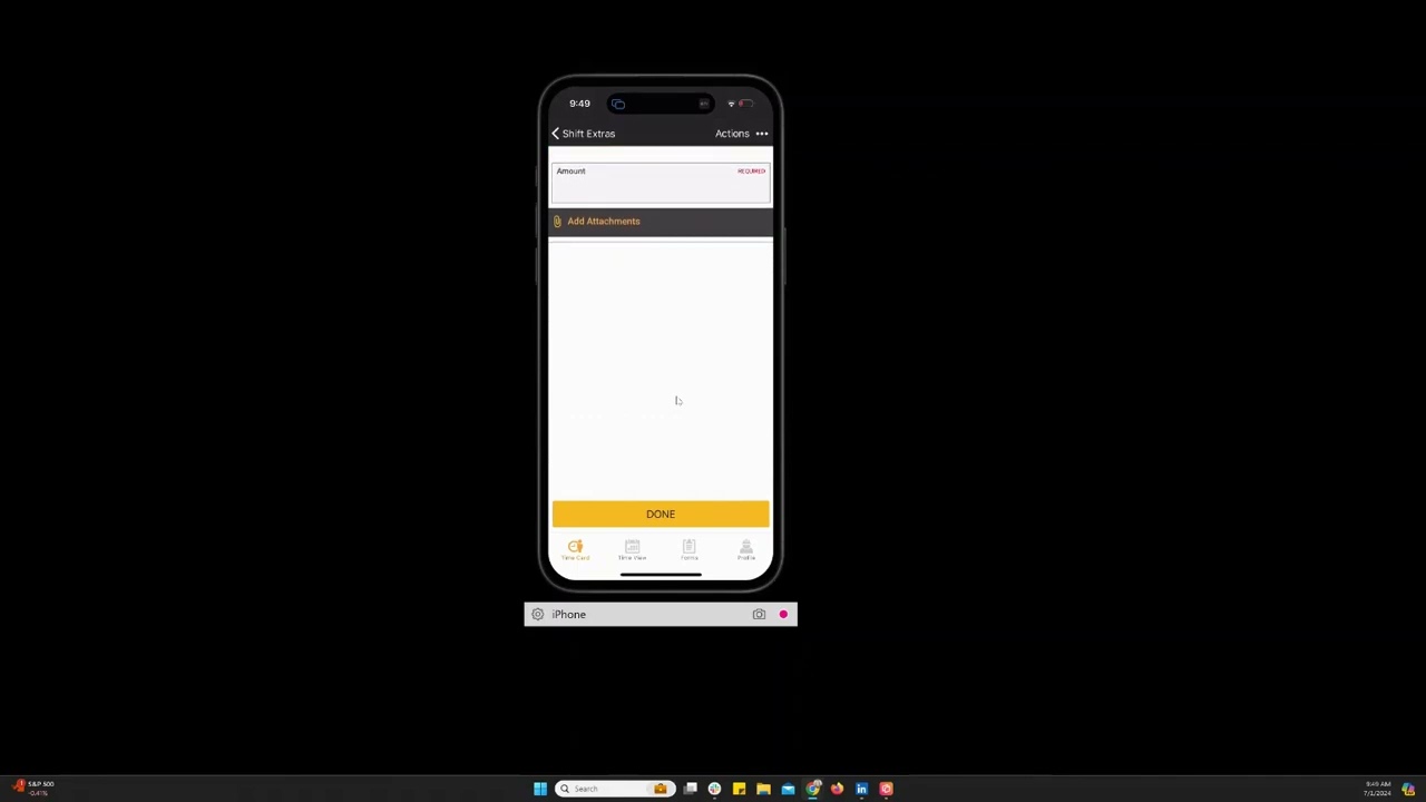 Office Worker - In Rhumbix, it's easy to create Mobile Time Cards