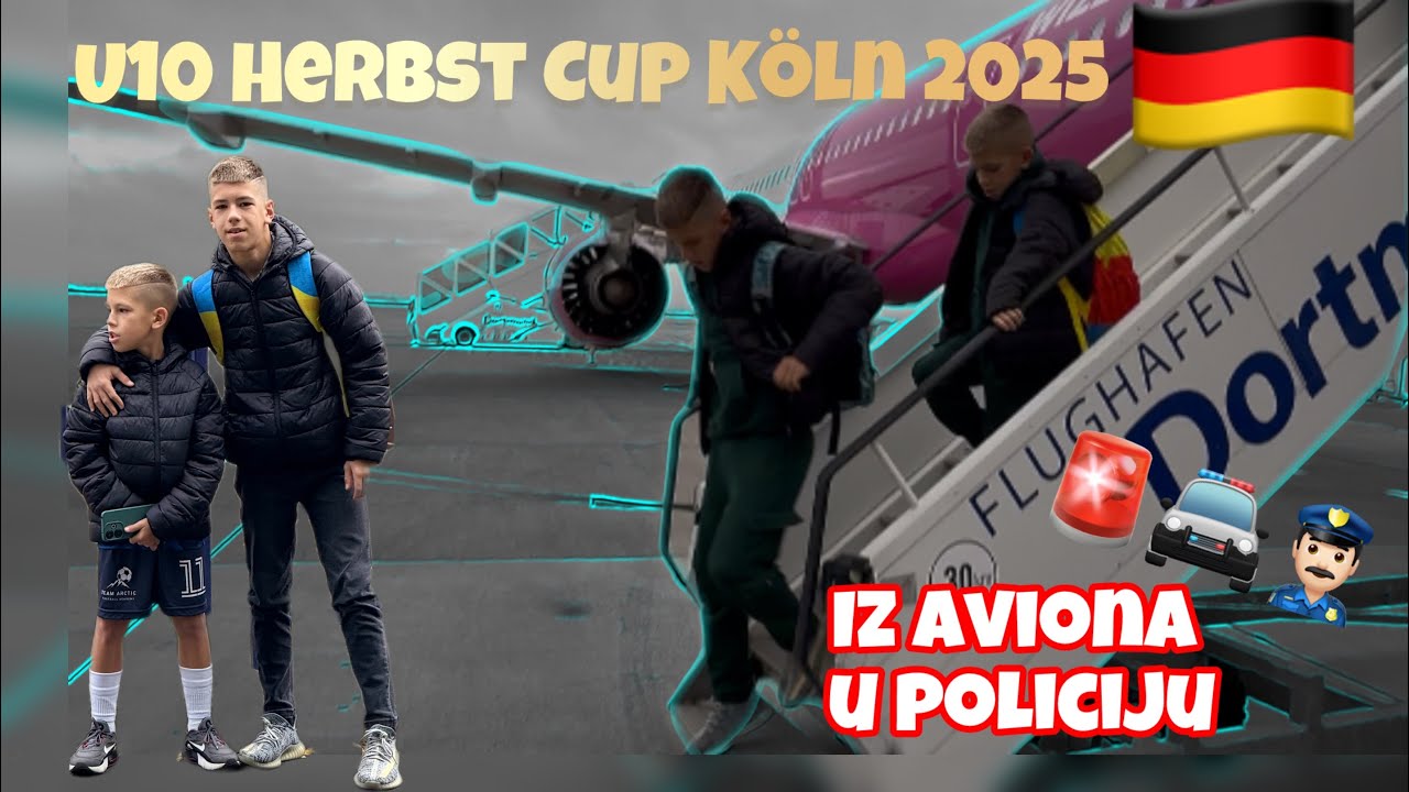 TURNIR U NEMACKOJ 🇩🇪 - UHAPSILI NAS👮🏻‍♂️😱 #vlog1 U10 Herbst Cup 2025 Köln