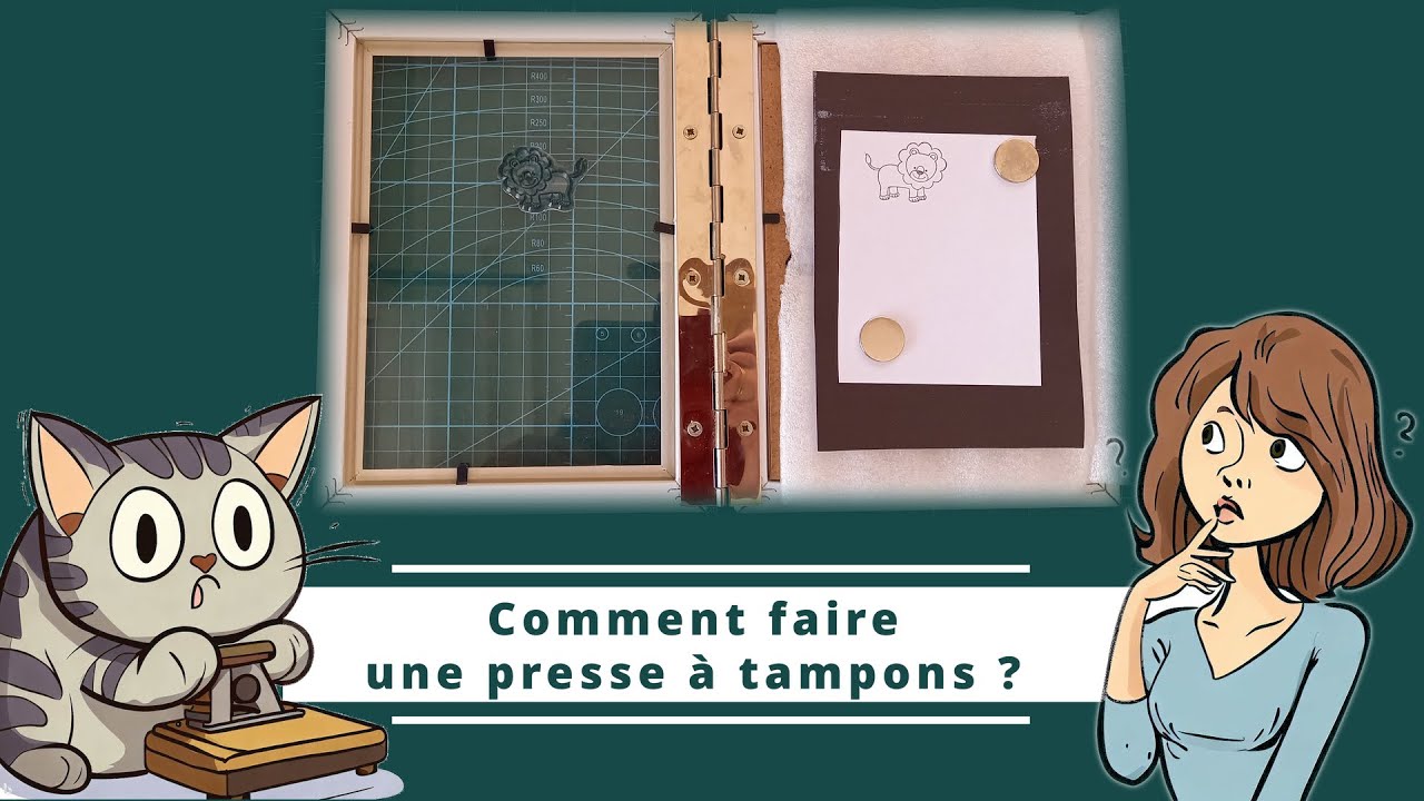 Une super idée pour les petits budgets! (presse à tampons)