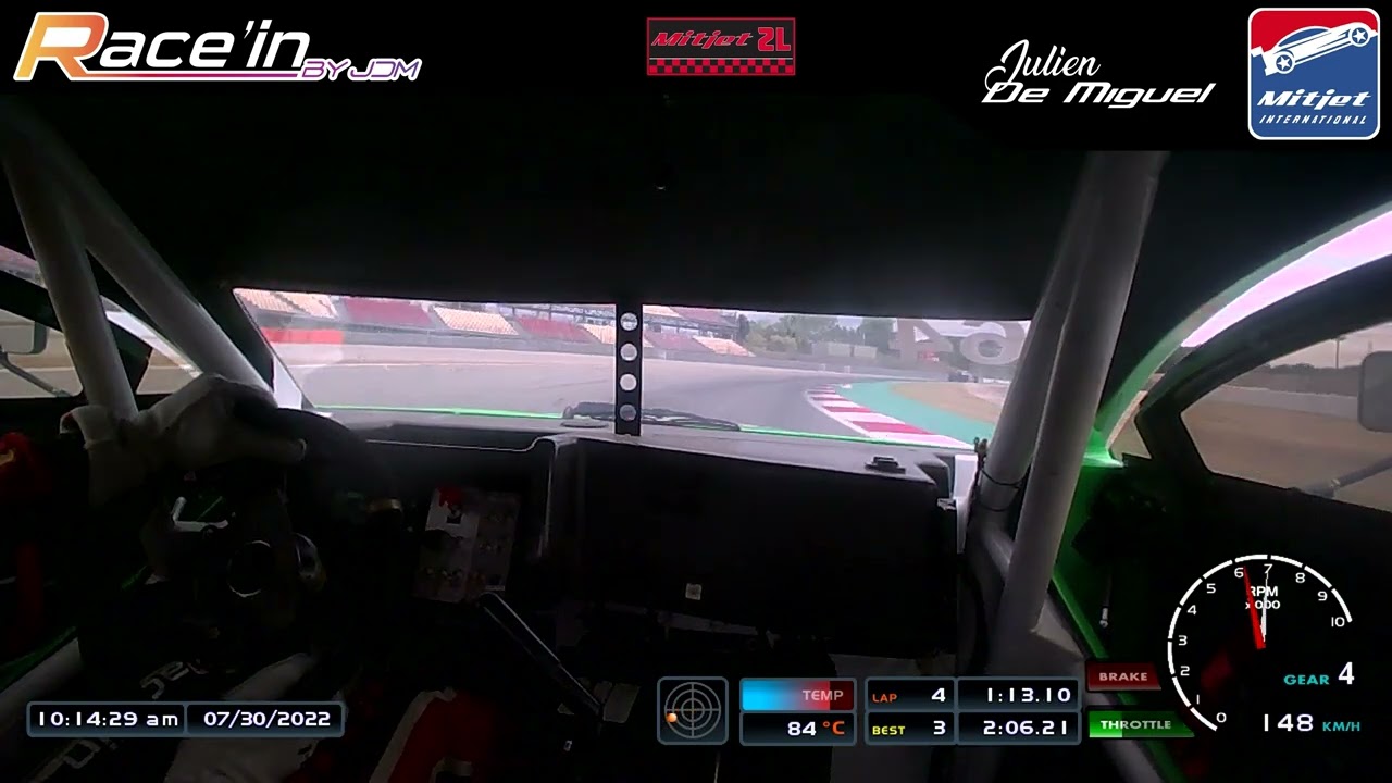 Onboard Mitjet 2l - Mitjet International - Barcelone - Test Days
