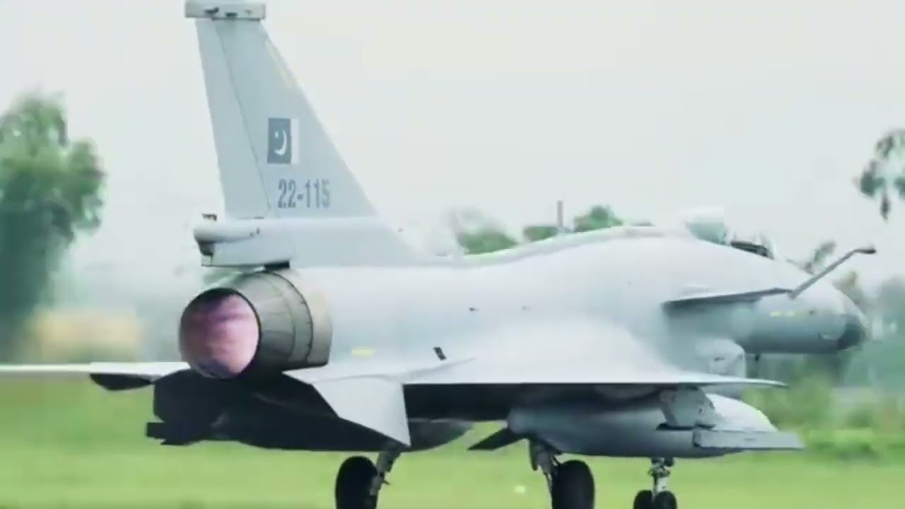 PAF J-10C Aircraft Take-off Full afterburner
