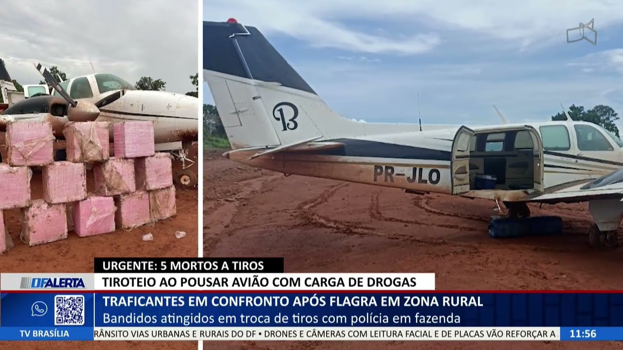 DF ALERTA - Traficantes em confronto após flagra em zona rural