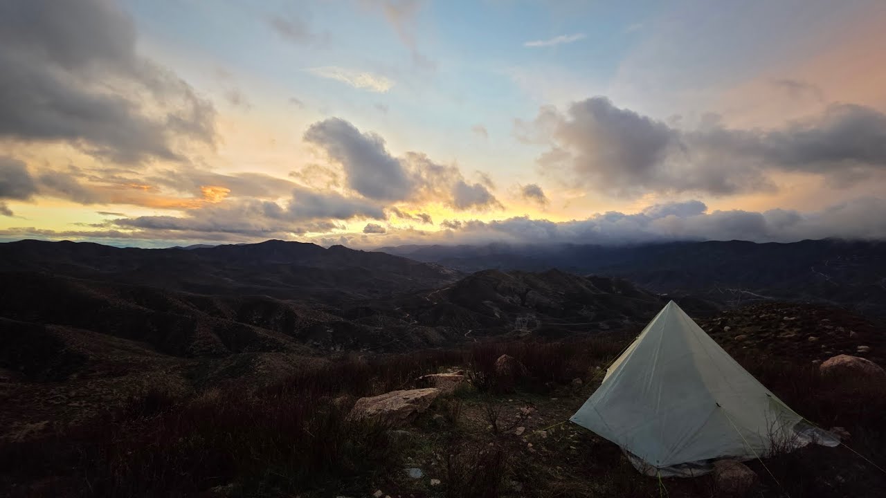 Rainy PCT hike & camp from home (11/15-16/2025)