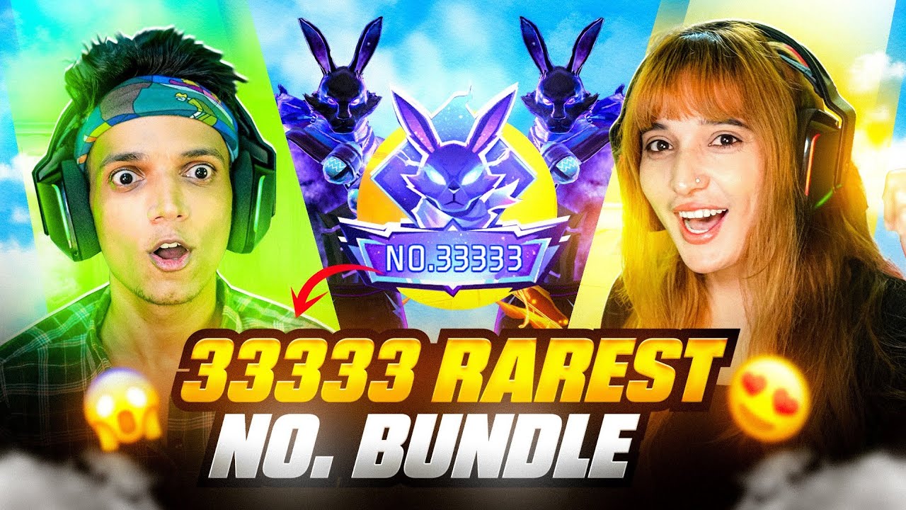 PN HARSH Got No. 33333 GALACTIC BUNNY BUNDLE 😱🔥 - GARENA FREE FIRE