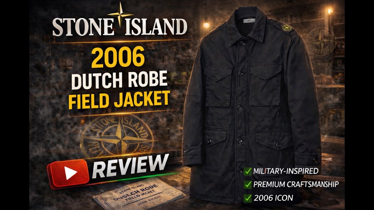 STONE ISLAND COLLECTION  - 2006 DUTCH ROBE JACKET REVIEW - EPISODE 4 STONE ISLAND COLLECTIVE 