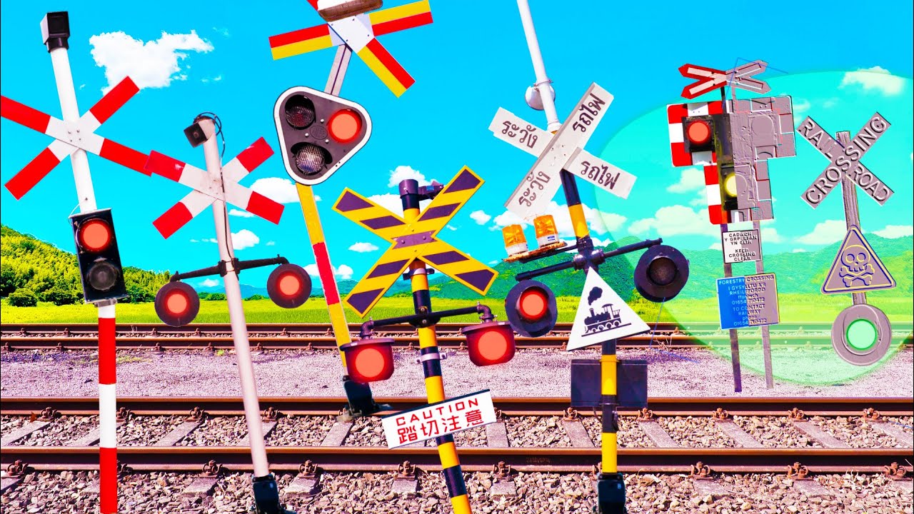 A Railroad Crossing Turned to Stone by Petrifying Rays 😂