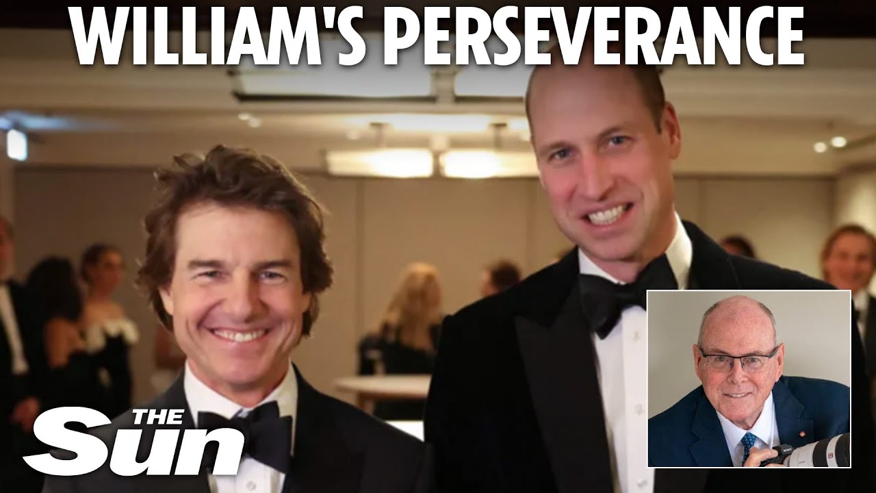 Royal photographer Arthur Edwards HAILS Prince William's tenacity besides Tom Cruise appearance