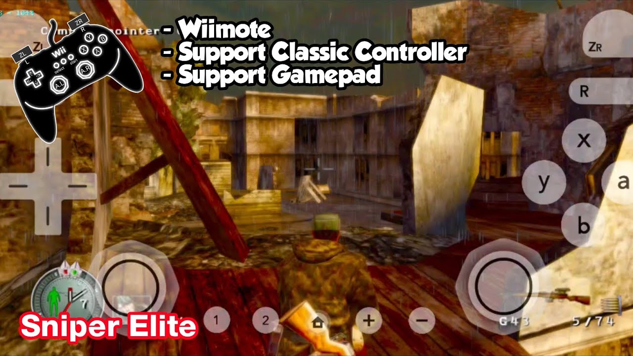 Sniper Elite | Classic Controller | Setting Gamepad | Dolphin Emulator Android