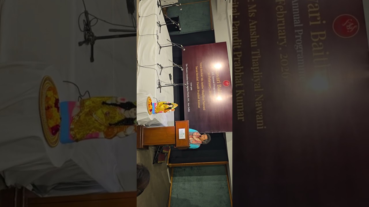 Asawari baithak 3rd annual function held on 20th Feb 2026 at India habitat center.