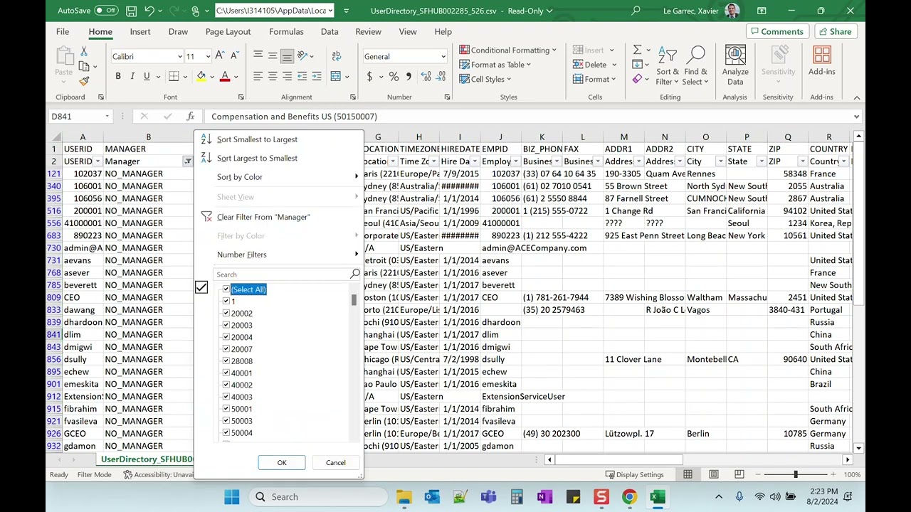 Finding Hierarchy Breaks in SuccessFactors