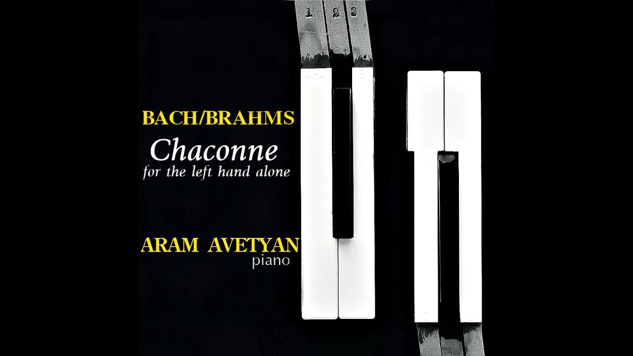 Bach/Brahms Chaconne in D Minor for the left hand alone - Aram Avetyan piano