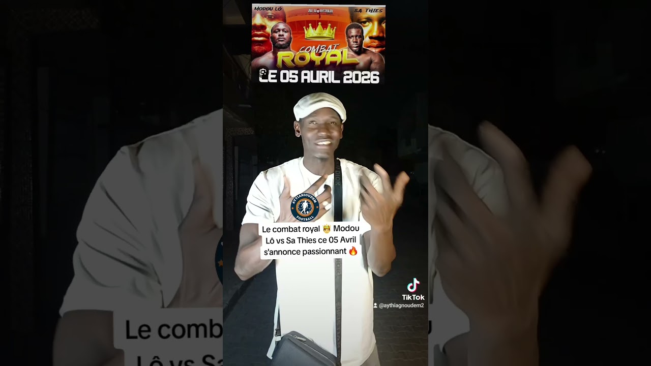 Le combat royal 🤴 Modou L&ocirc; vs Sa Thies ce 05 Avril s'annonce passionnant 🔥