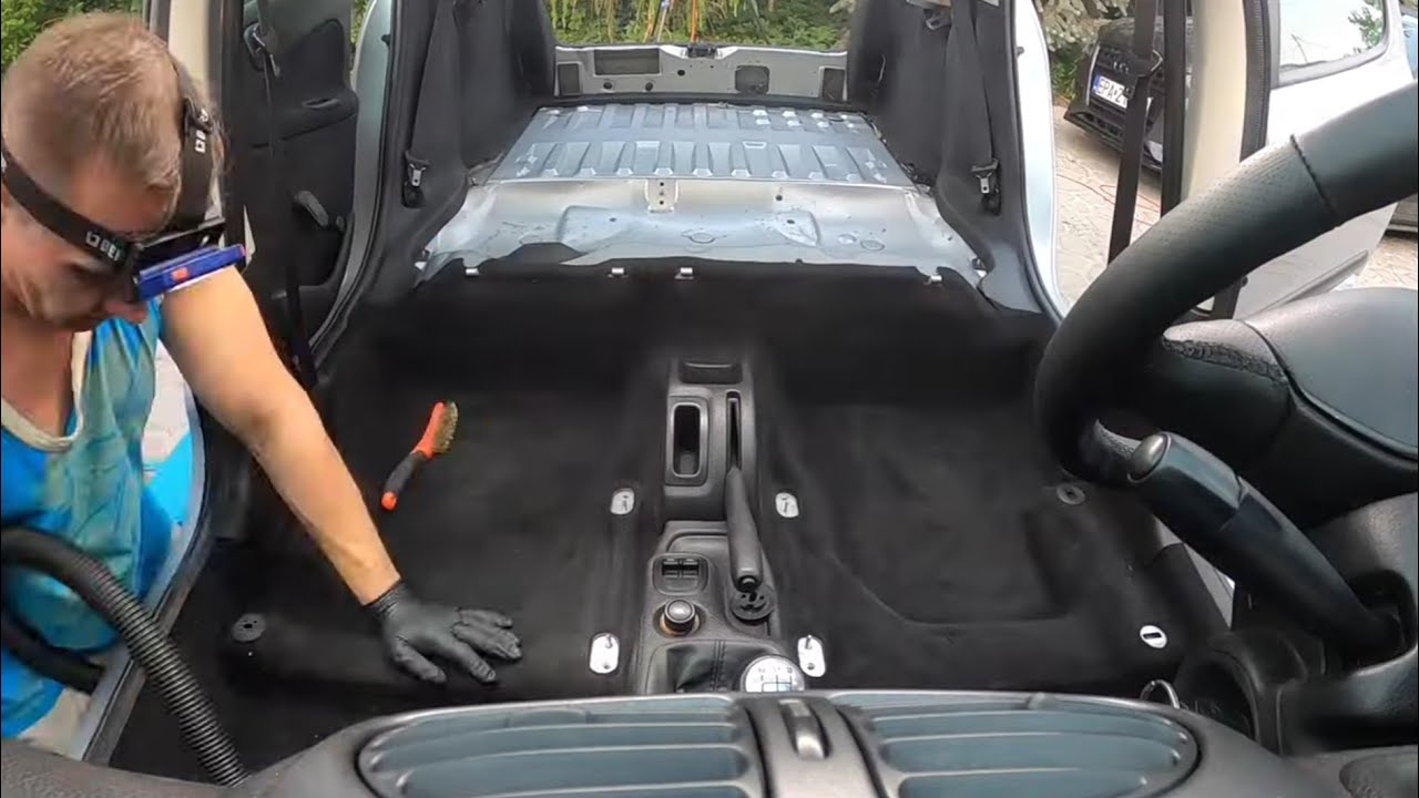 Detailing wnętrza, brudasa przykrytego plakiem👉tym razem Peugeot 206💪