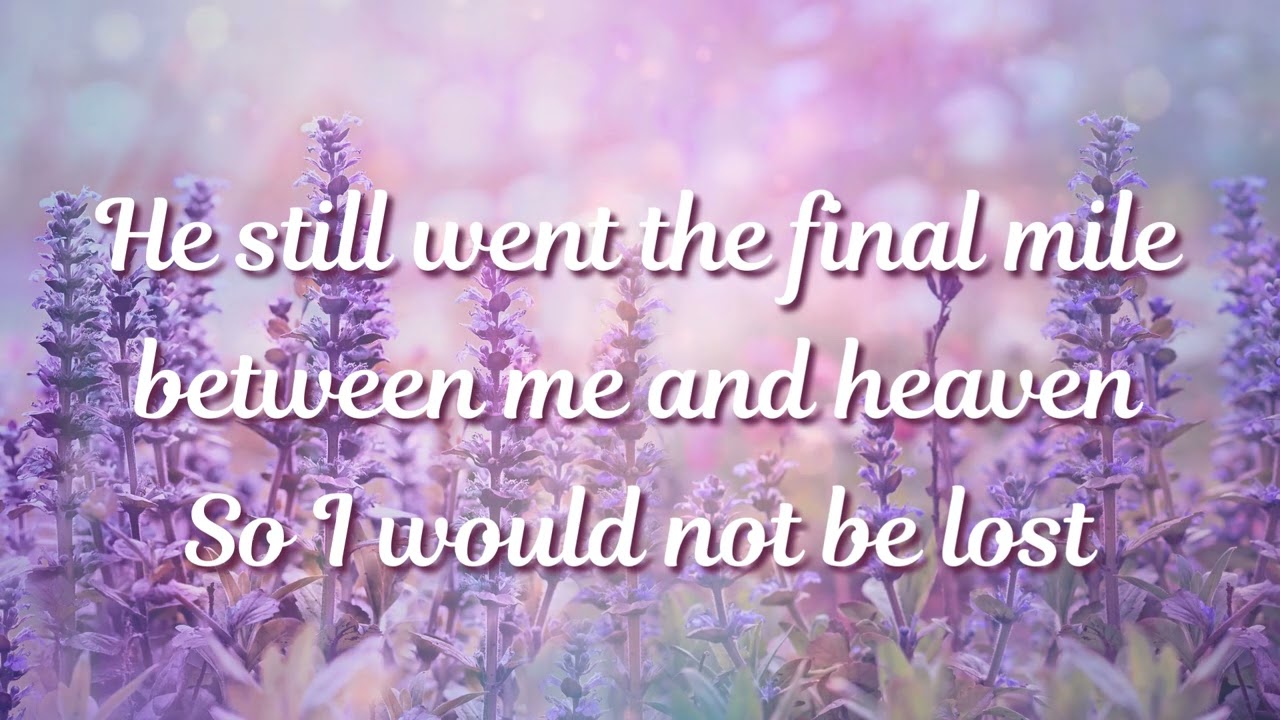 Were It Not For Grace by Sally De Ford | Minus one | Lyric Video | Lower Key