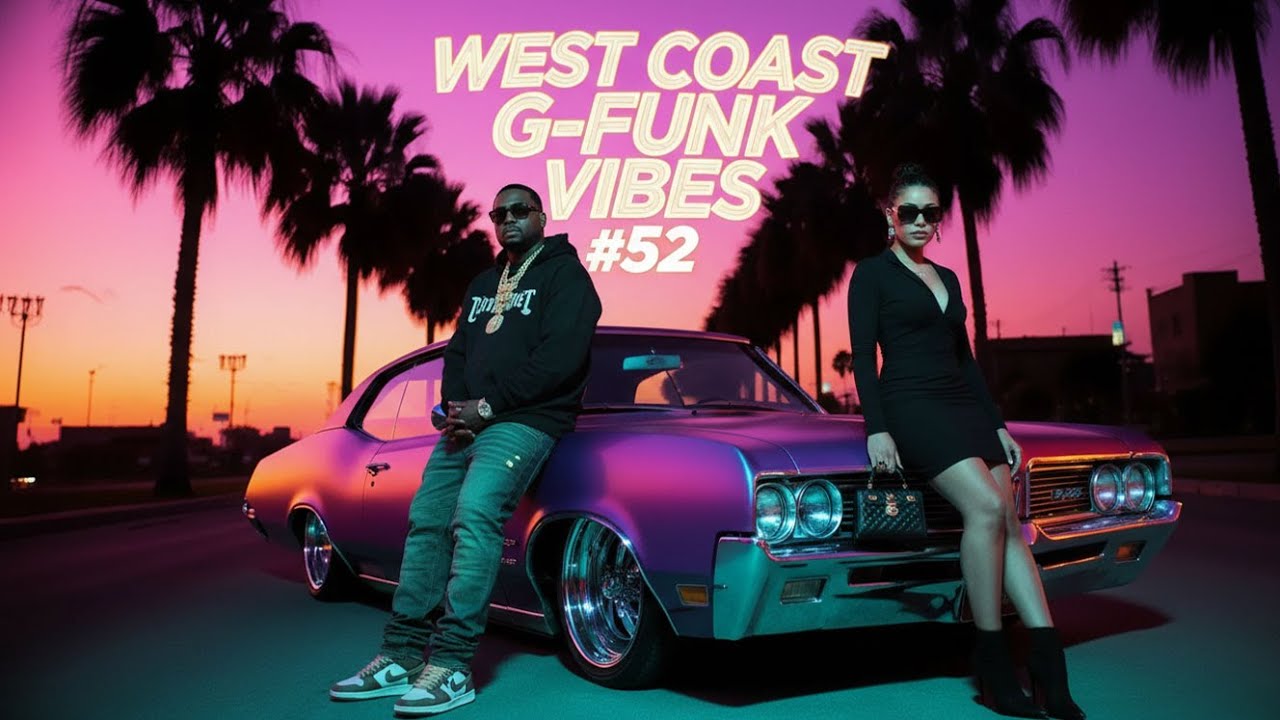 West Coast G-Funk Vibes #52 | Purple Palms Dusk G-Funk Mix (Cruising)