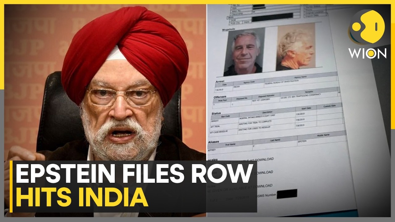 Epstein Files Trigger Political Storm in India as Opposition Questions Puri | WION