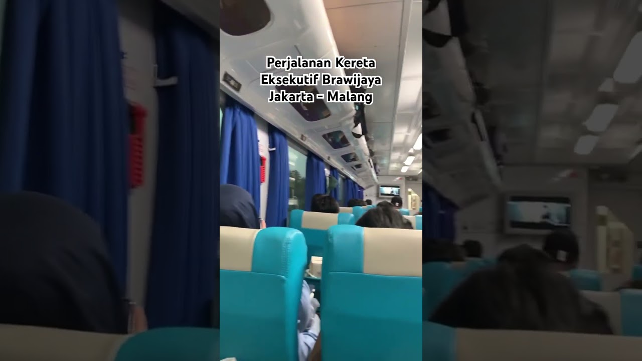 Suasana Kereta Eksekutif Brawijaya (Jakarta - Malang)