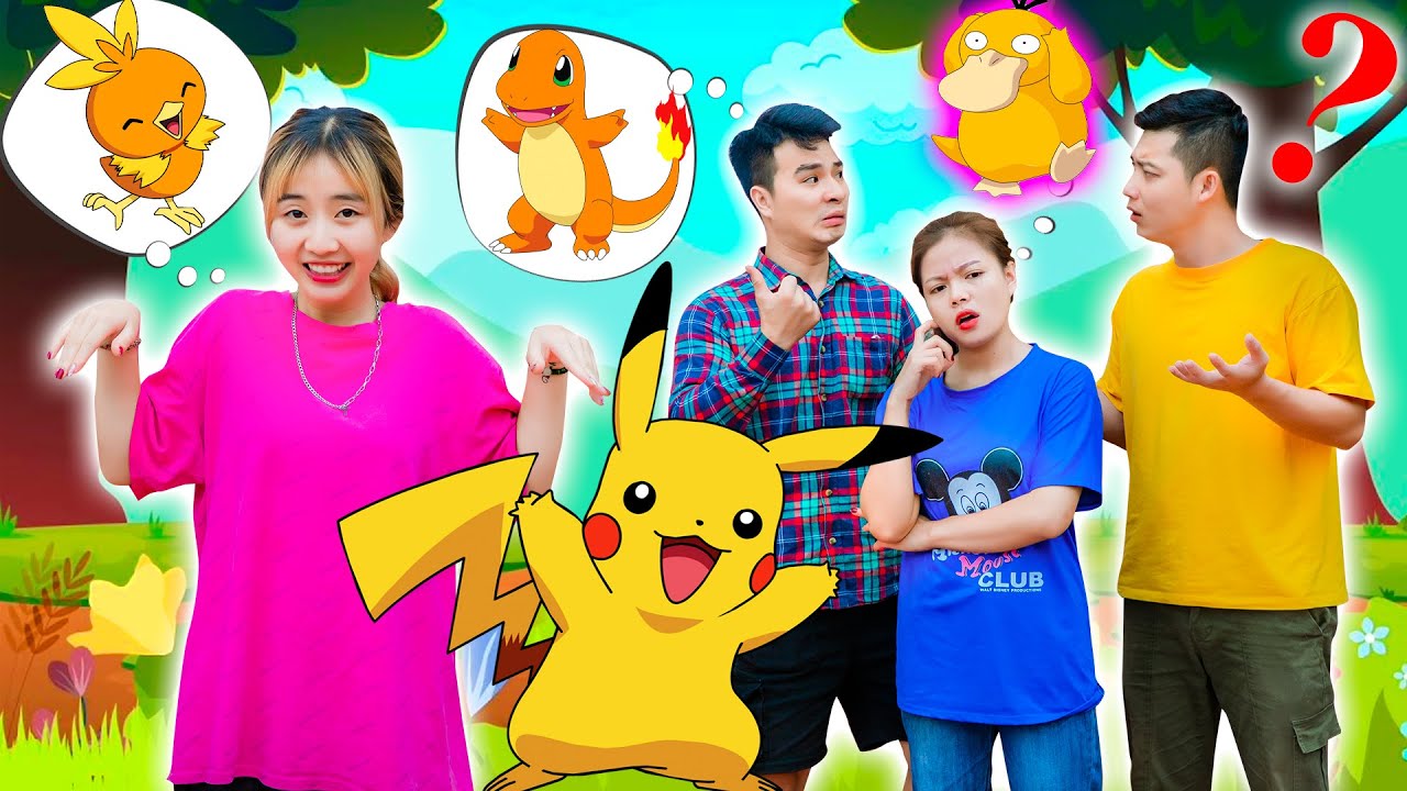 Đoàn Kết Tham Gia Trò Chơi Con Mực Kiếm Tiền Chữa Bệnh Cho Pikachu - Pokemon Tập 56 Phim Hài Táo TV
