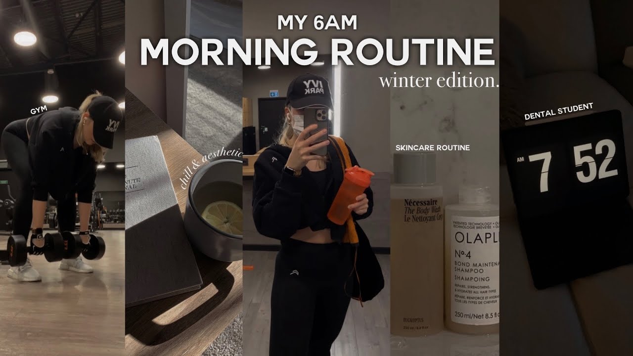 MY 6AM WINTER MORNING ROUTINE: Productivity Through The Colder Months (2021) | Anna Neubert