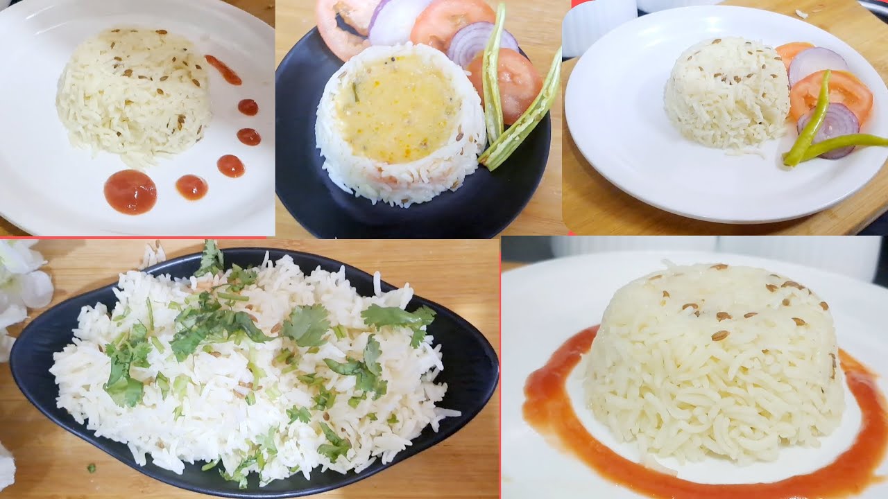 Rice plating ideas | How to plate rice ||plating technique | how to serve rice |