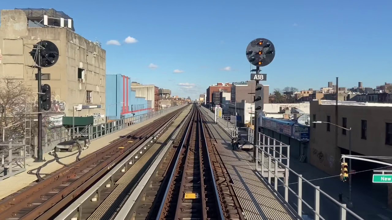 LIRR № 756 RFW от Атлантического терминала до Ямайки. 27.02.20