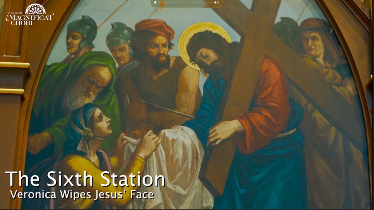 Notre Dame Magnificat Choir: Stabat Mater: VI. Vidit Suum Dulcem Natum by Pergolesi + Sixth Station