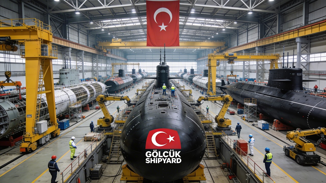 Секреты верфи G&ouml;lc&uuml;k MİLDEN: строительство тяжелой ударной подводной лодки нового поколения 🇹🇷