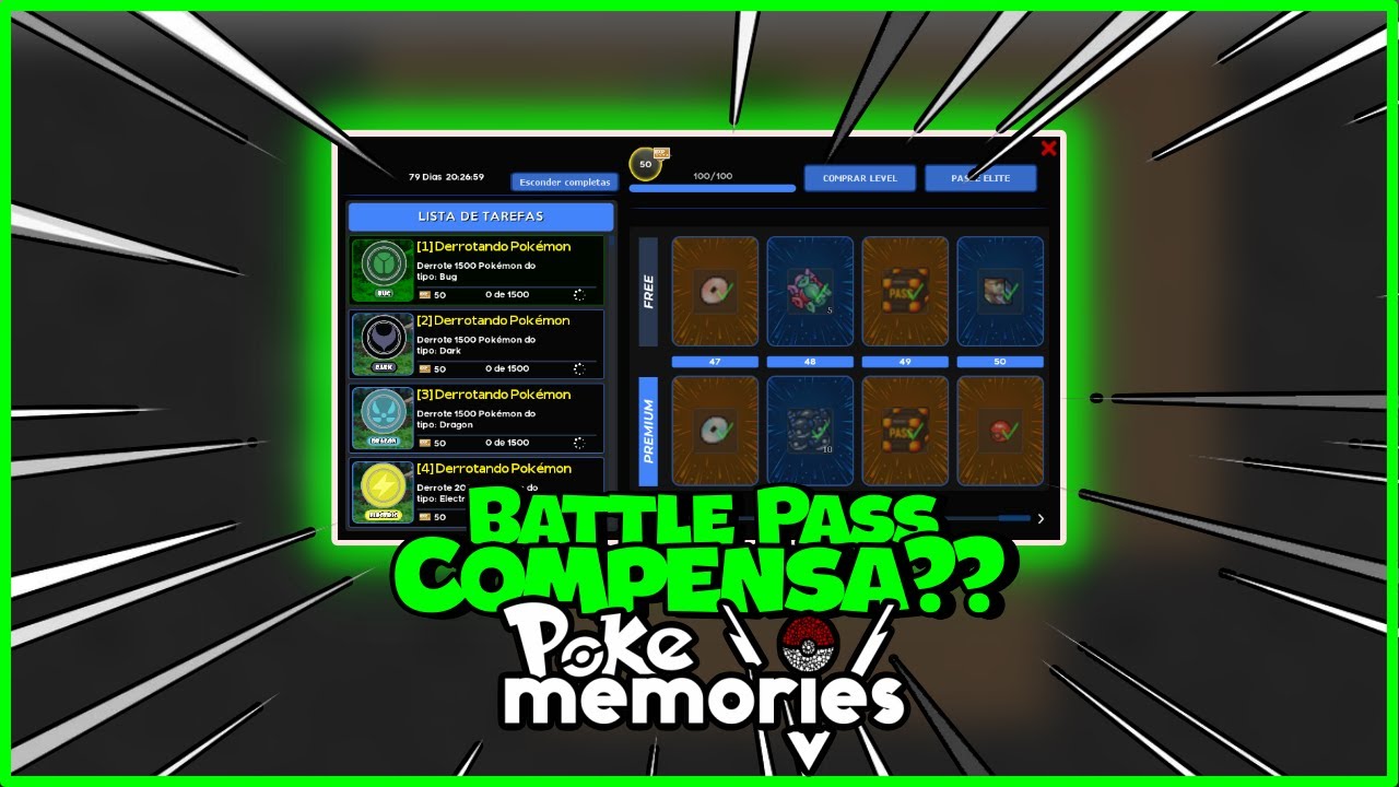 COMPREI O PASSE COMPLETO DO MEMORIES 💰💰 COMPENSA?? 🤔🤔 - PokeMemories