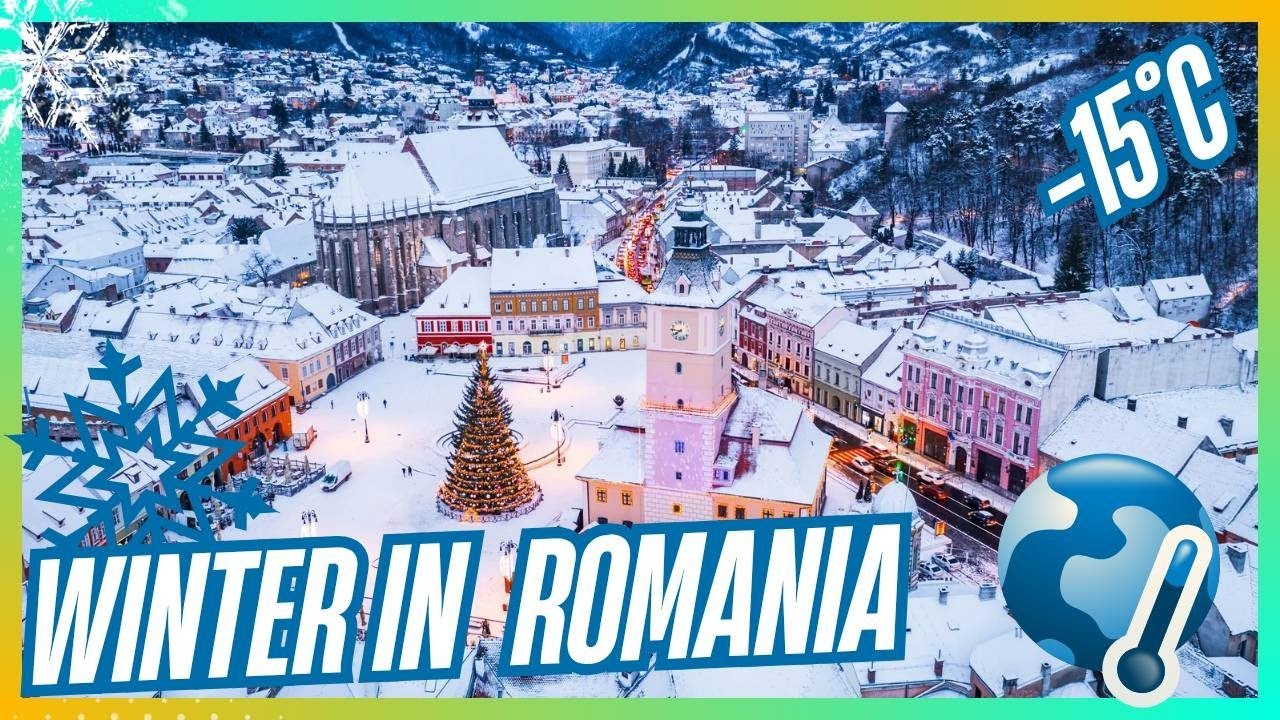 Рождественская атмосфера в Брашове, Румыния