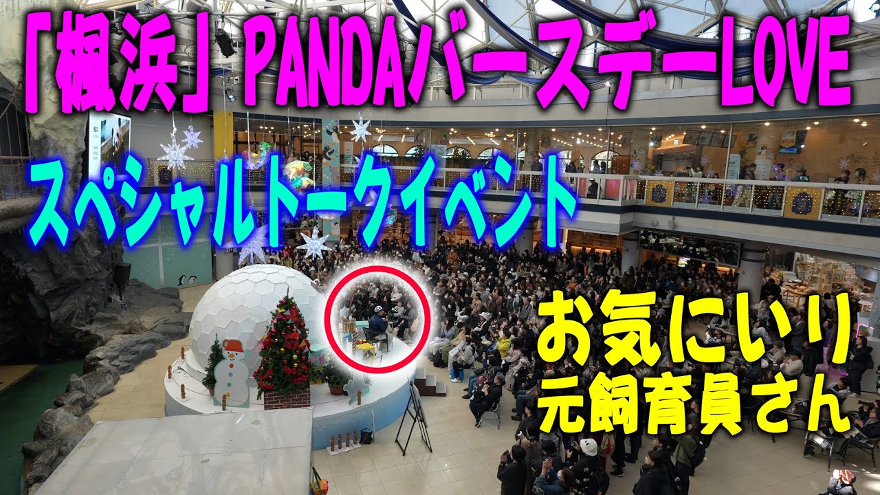 【ナカ飼育員やさしトーク楓浜聞いた？】楓ちゃん５歳誕生日記念イベント元パンダ飼育員さん愛情溢れる語りに感動！