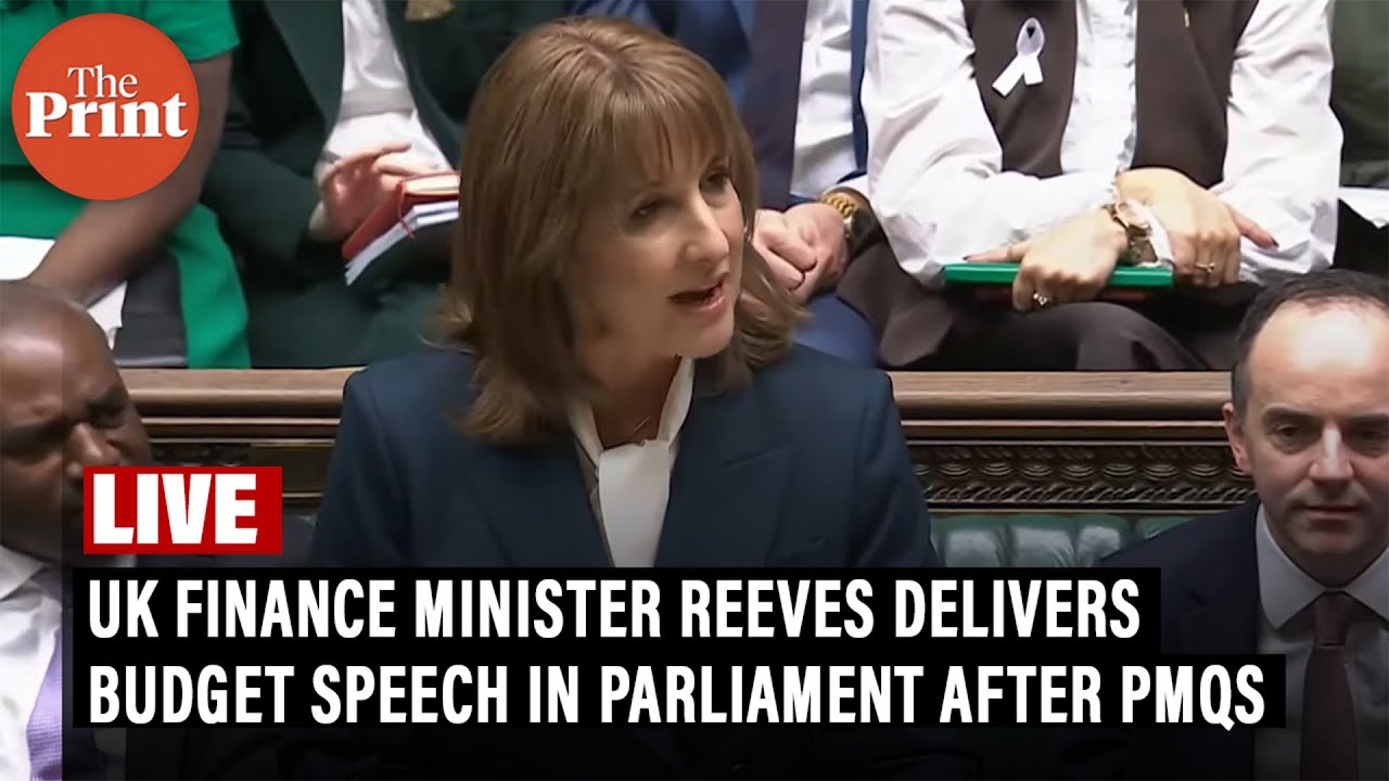 LIVE: UK Finance Minister Reeves delivers budget speech in parliament after PMQs