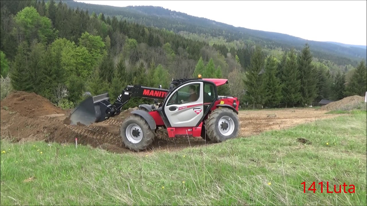 Manitou MLT 733-115 - převoz zeminy (soil transport)