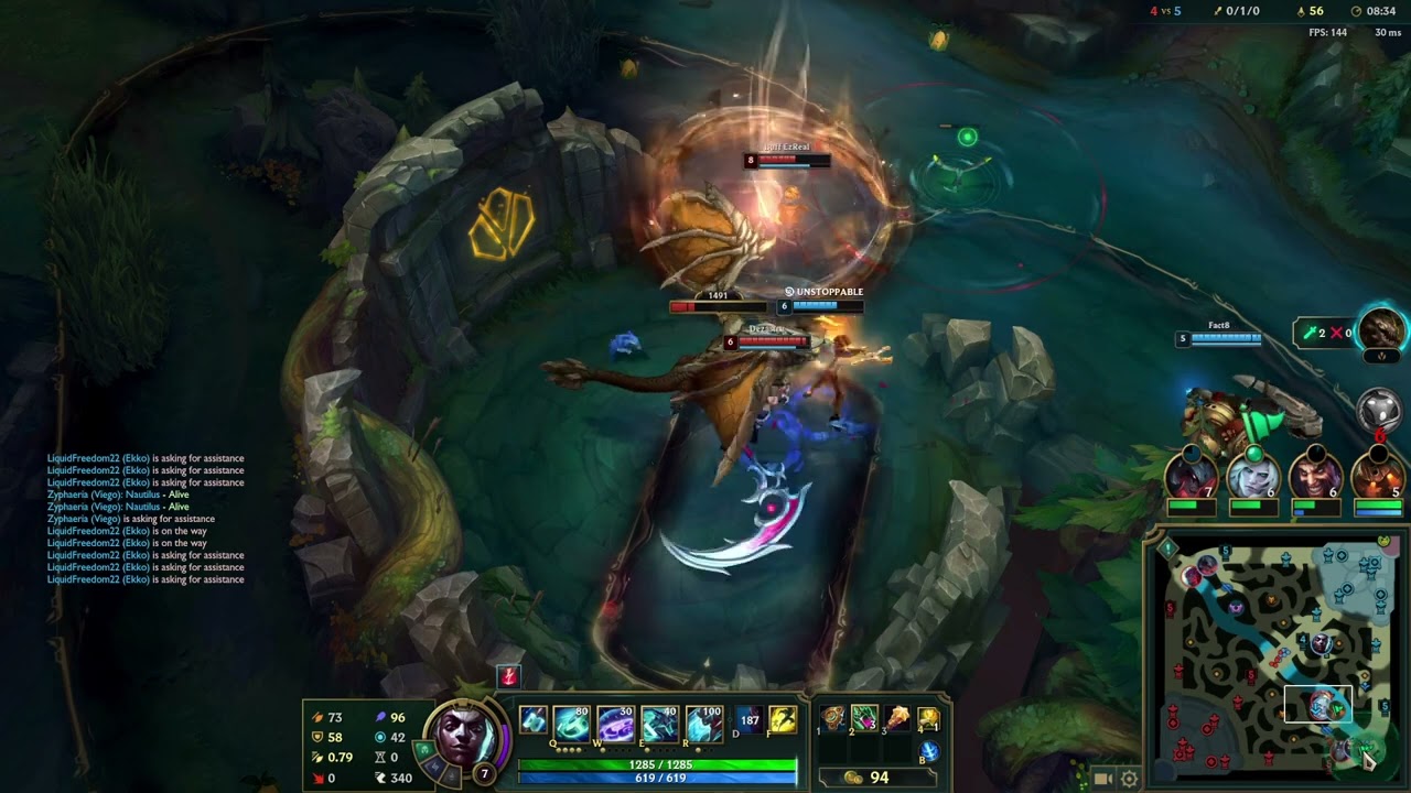 S4 Ekko vs Ezreal (L) 7-20-23