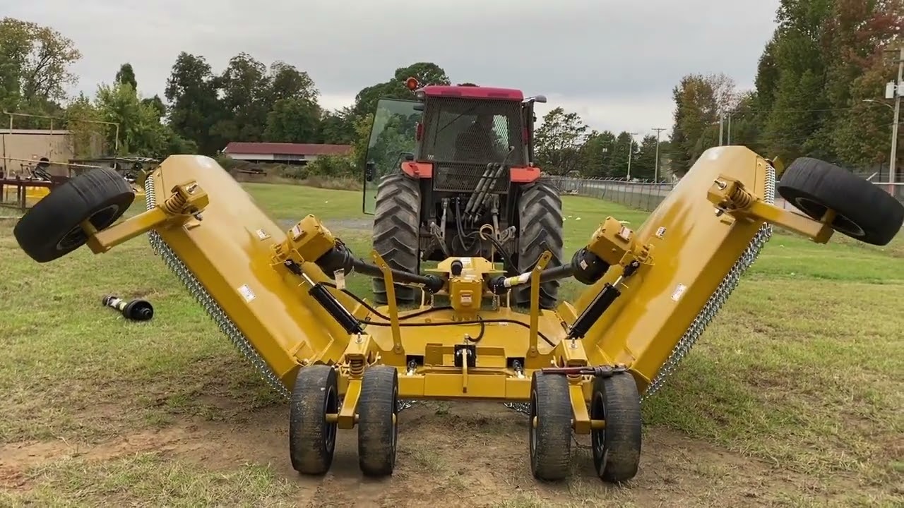 How to set up a Bush-Whacker flex-wing brush cutter