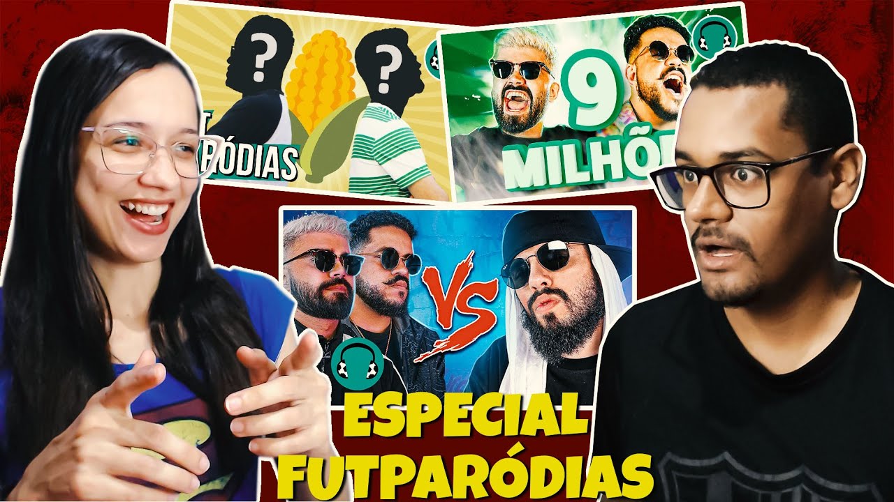 3 em 1 - ♫ ESPECIAL DE 1 MILHÃO & 9 MILHÕES & FutParódias Vs. Mussoumano - REACT EM CASAL