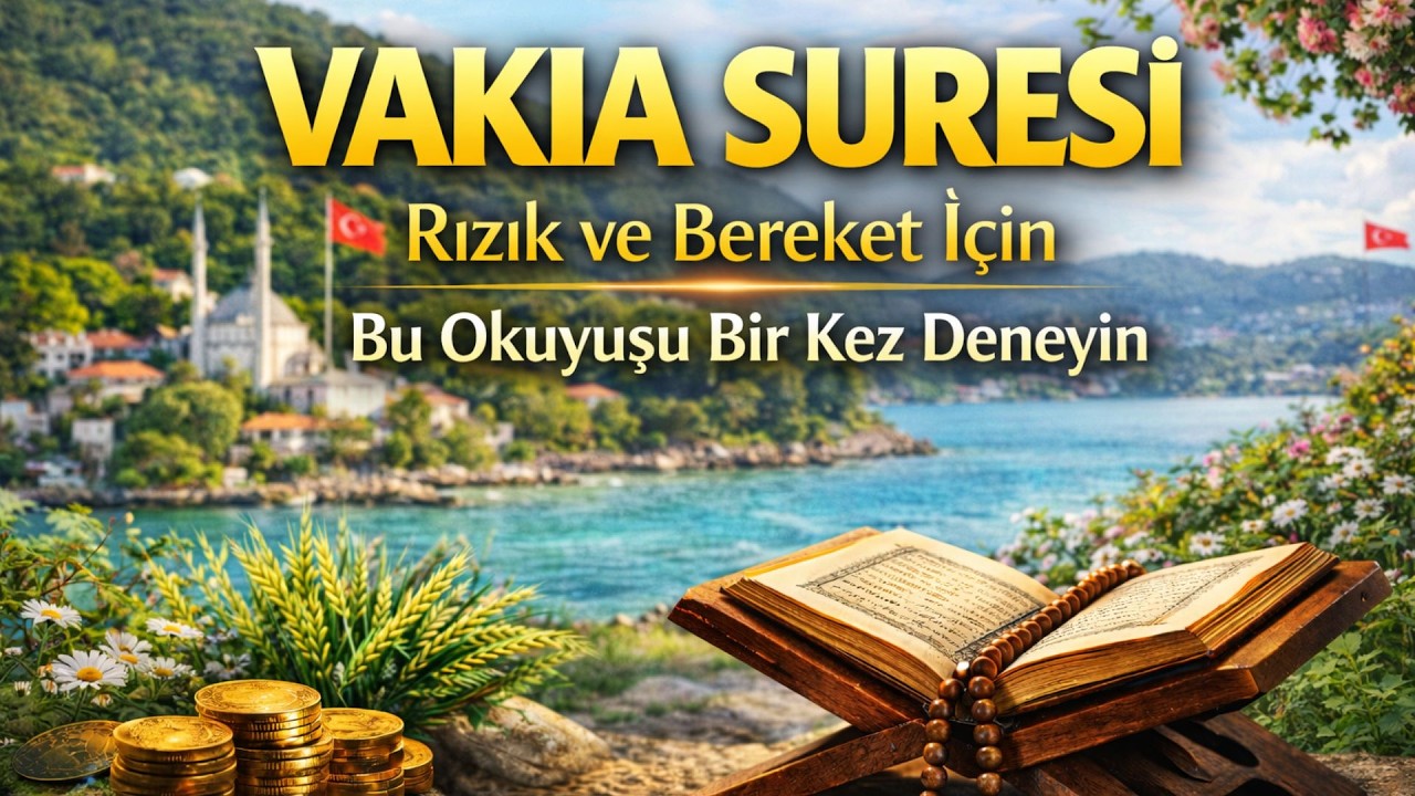 Vakıa Suresi Dinle | Rızık ve Bereket İçin Bu Okuyuşu Bir Kez Deneyin