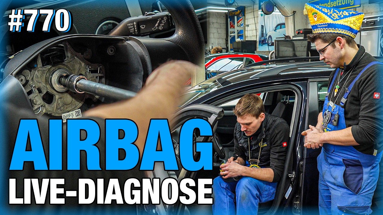 LEBENSRETTER AIRBAG - heikle LIVE-DIAGNOSE! 😮‍💨💥 | Woher kommen fiese Fiesta-GERÄUSCHE?? 🤯