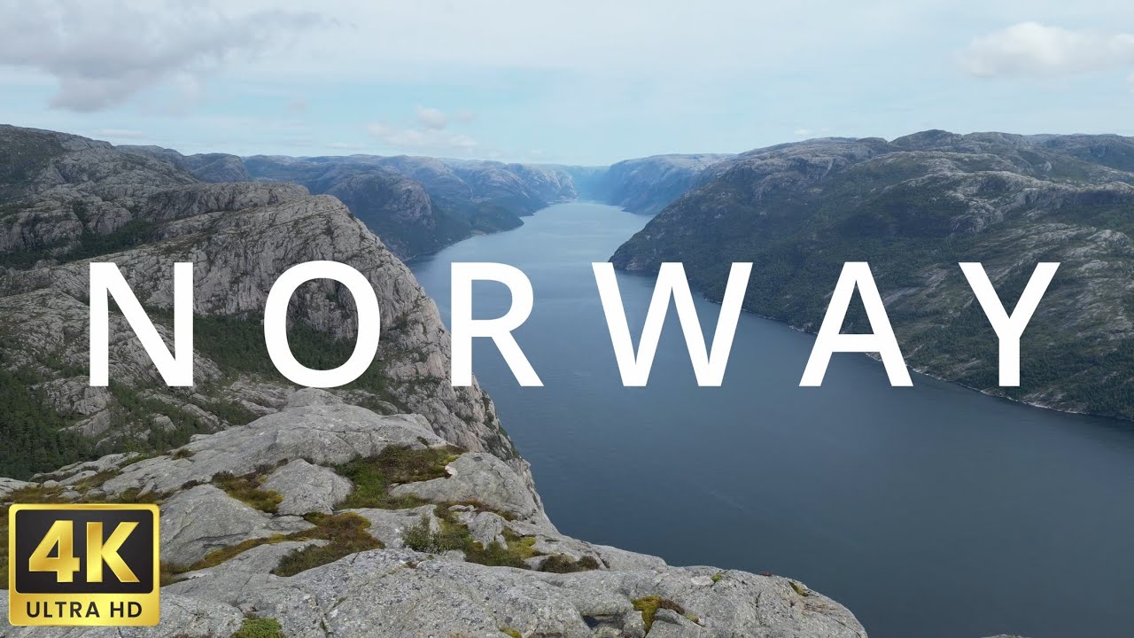 Flying over Norway - 4k UHD