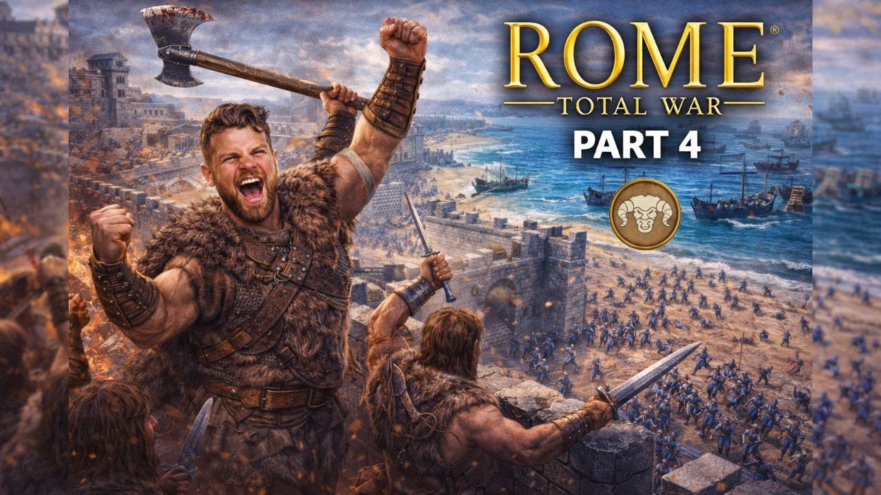 OBROVSKÁ INVÁZIA! Galovia aj Rím útočia zo všetkých strán ⚔️ | Rome Total War – Part 4