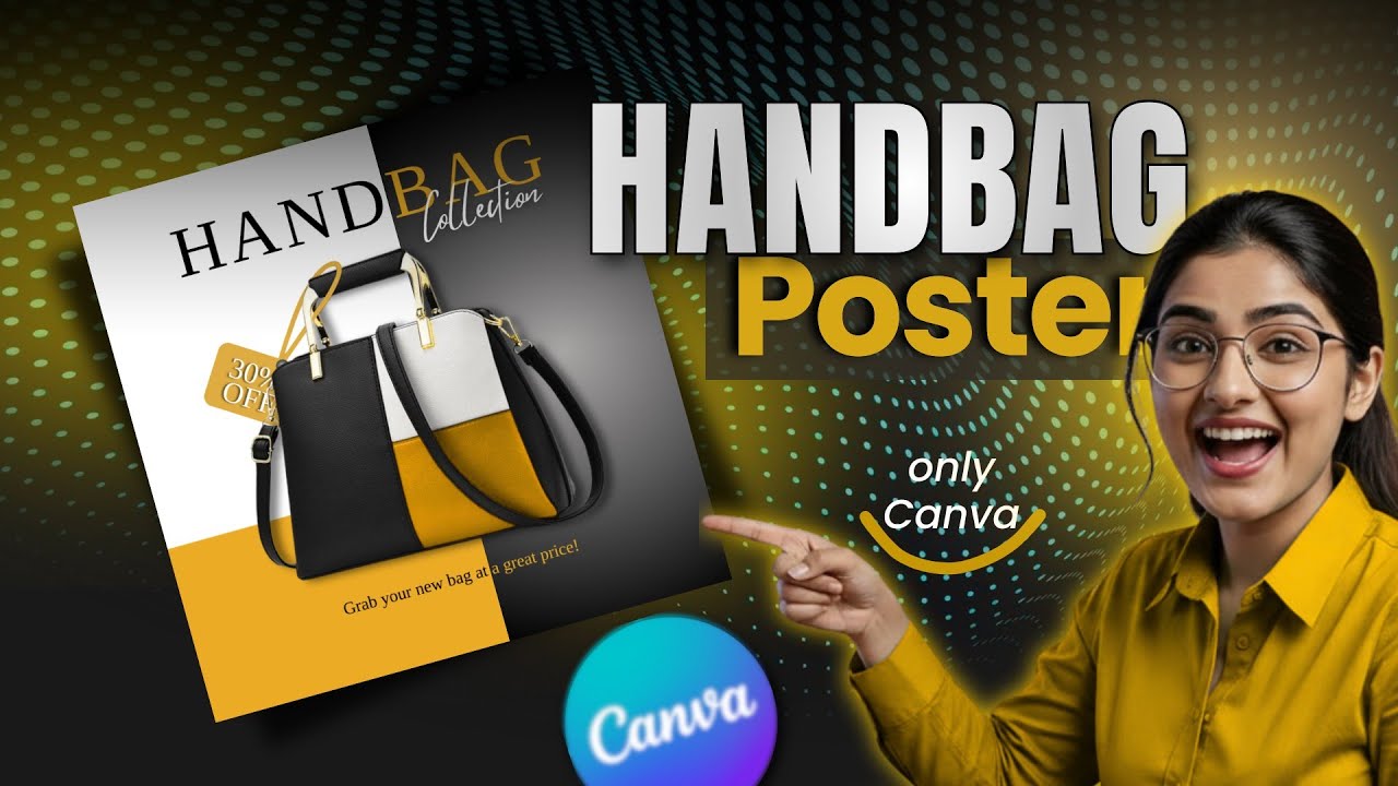 How to Design a Professional Handbag Poster in Canva (Step by Step)