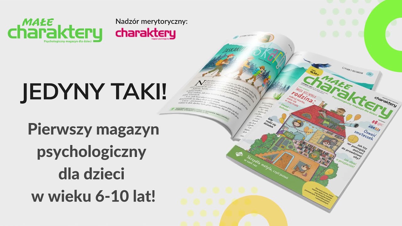 Poznaj Małe Charaktery - nowy magazyn dla dzieci!