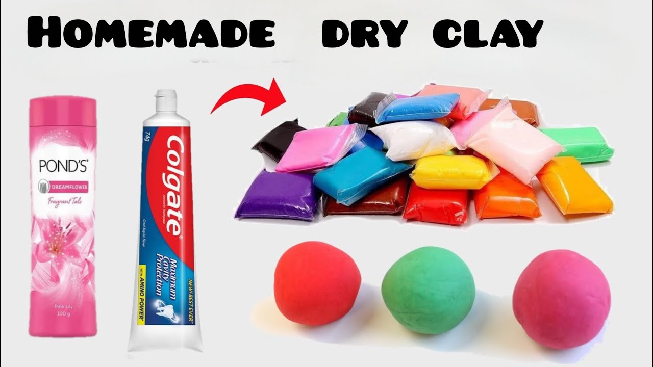 Homemade soft super duper clay easy to make so don't skip the video and watch fully try it..