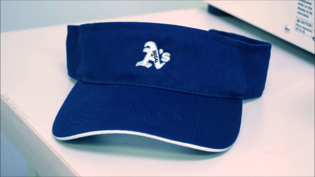 Instructional Video: Tips on Embroidering on Visors