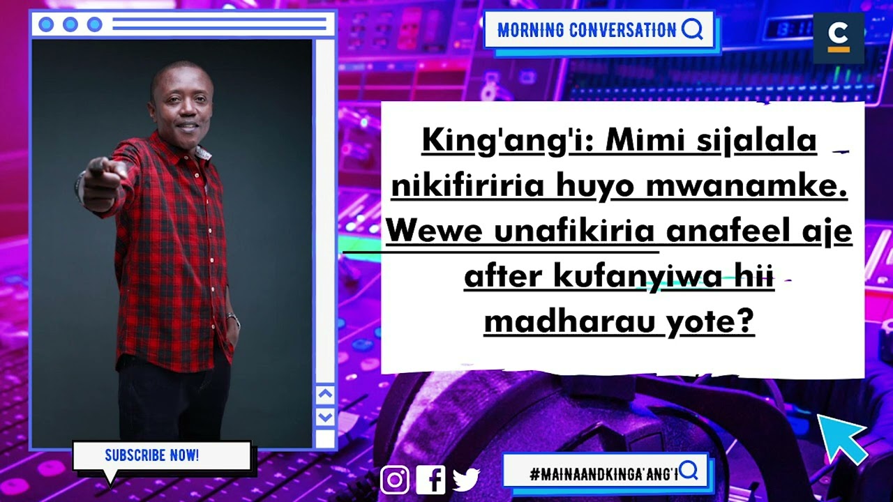 Mimi sijalala nikifiriria huyo mwanamke.Wewe unafikiria anafeel aje after kufanyiwa hii madharau