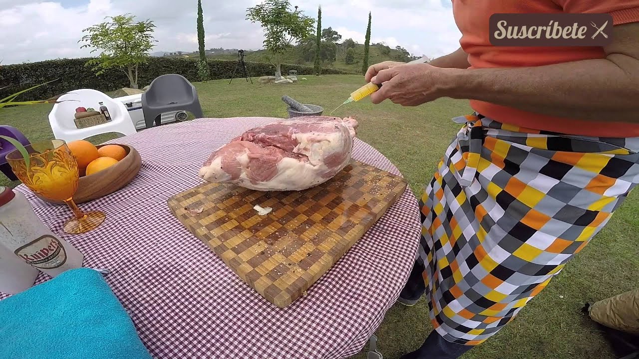 Cómo hacer un pernil a la naranja| Estilo Kuipers Parrilla | Asados
