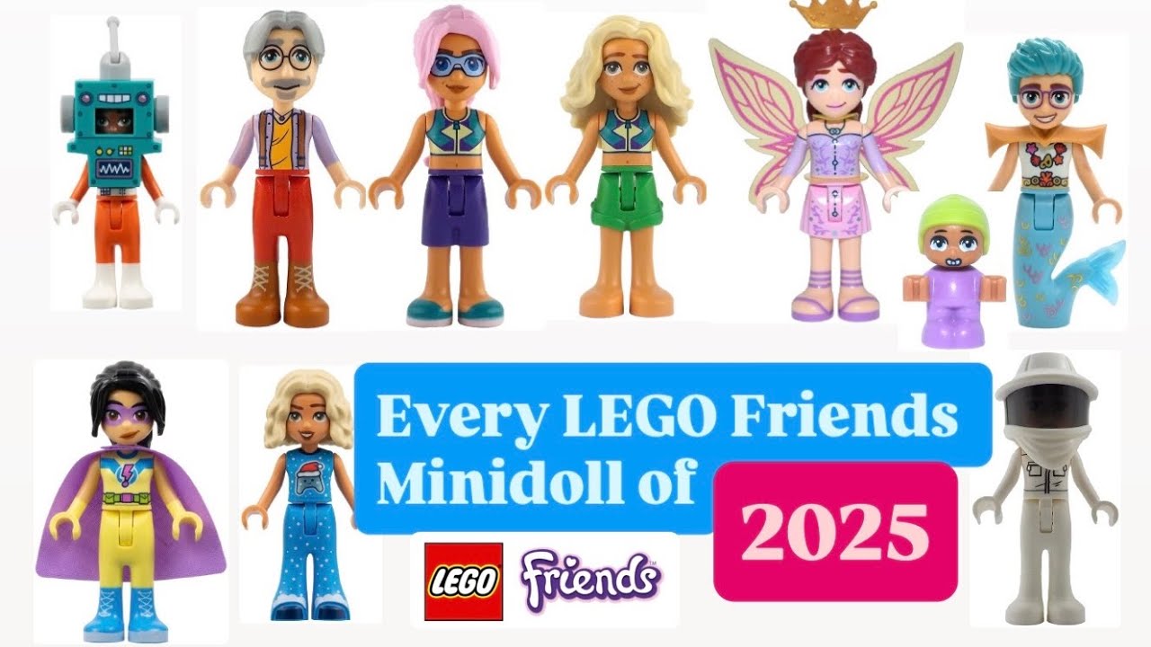Every 2025 LEGO Friends minidoll in LEGO Friends Sets