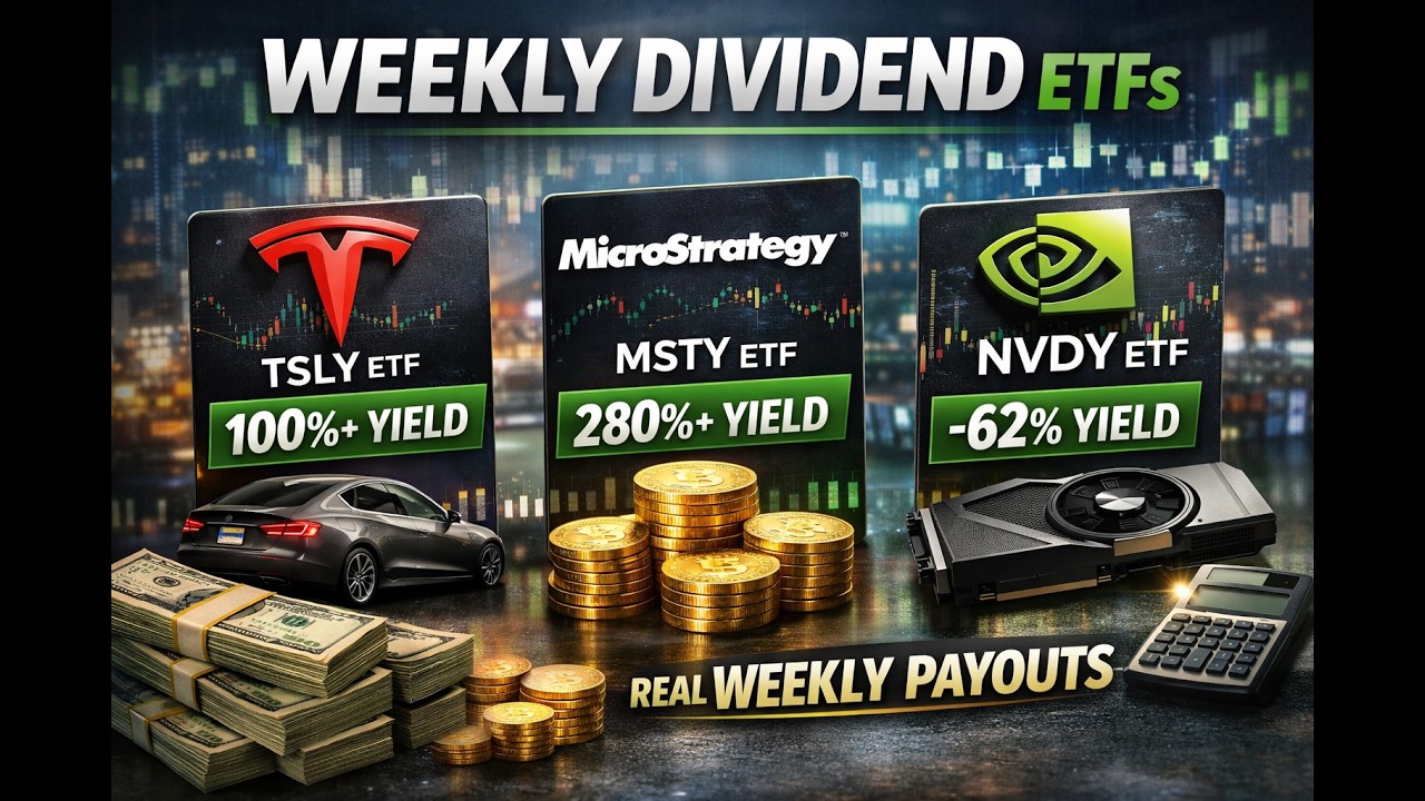 Top Weekly US Dividend ETFs to Buy | MSTY | TSLY |  NVDY
