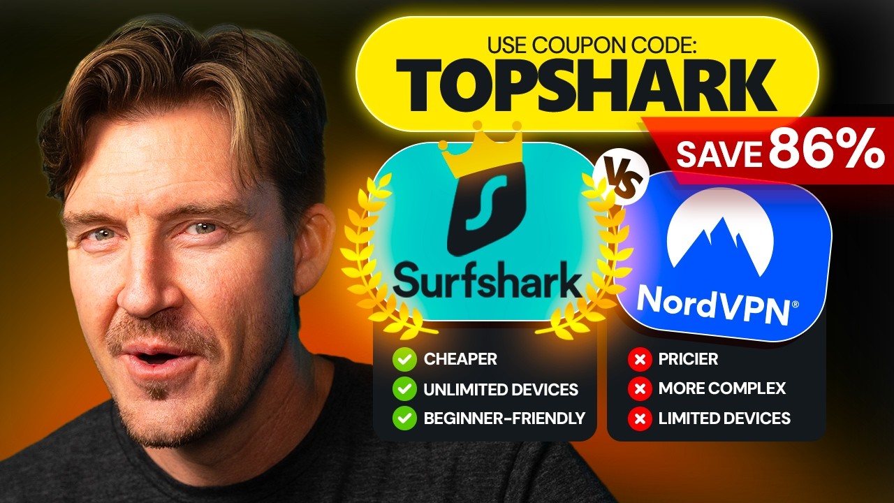 NordVPN vs Surfshark VPN Comparison | Which is the BEST VPN for 2026?