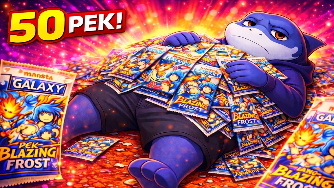 MAKIN GILA ISINYA‼️ Brewek 50 Pek Kartu Boboiboy Cahaya Kawe